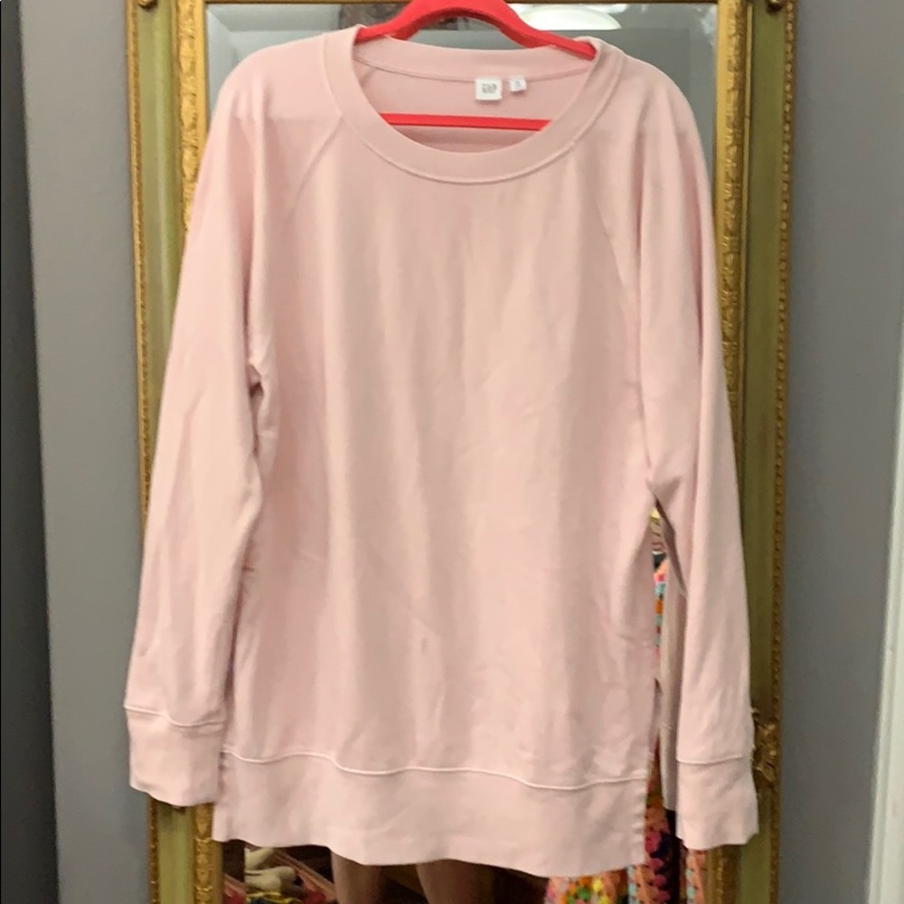 Light pink tunic sweater